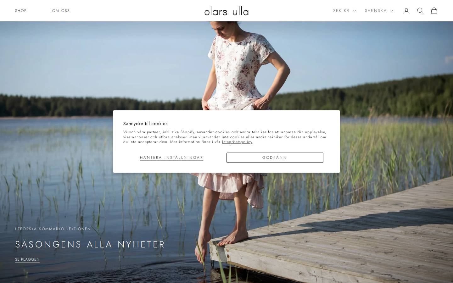 olarsulla.se homepage screenshot