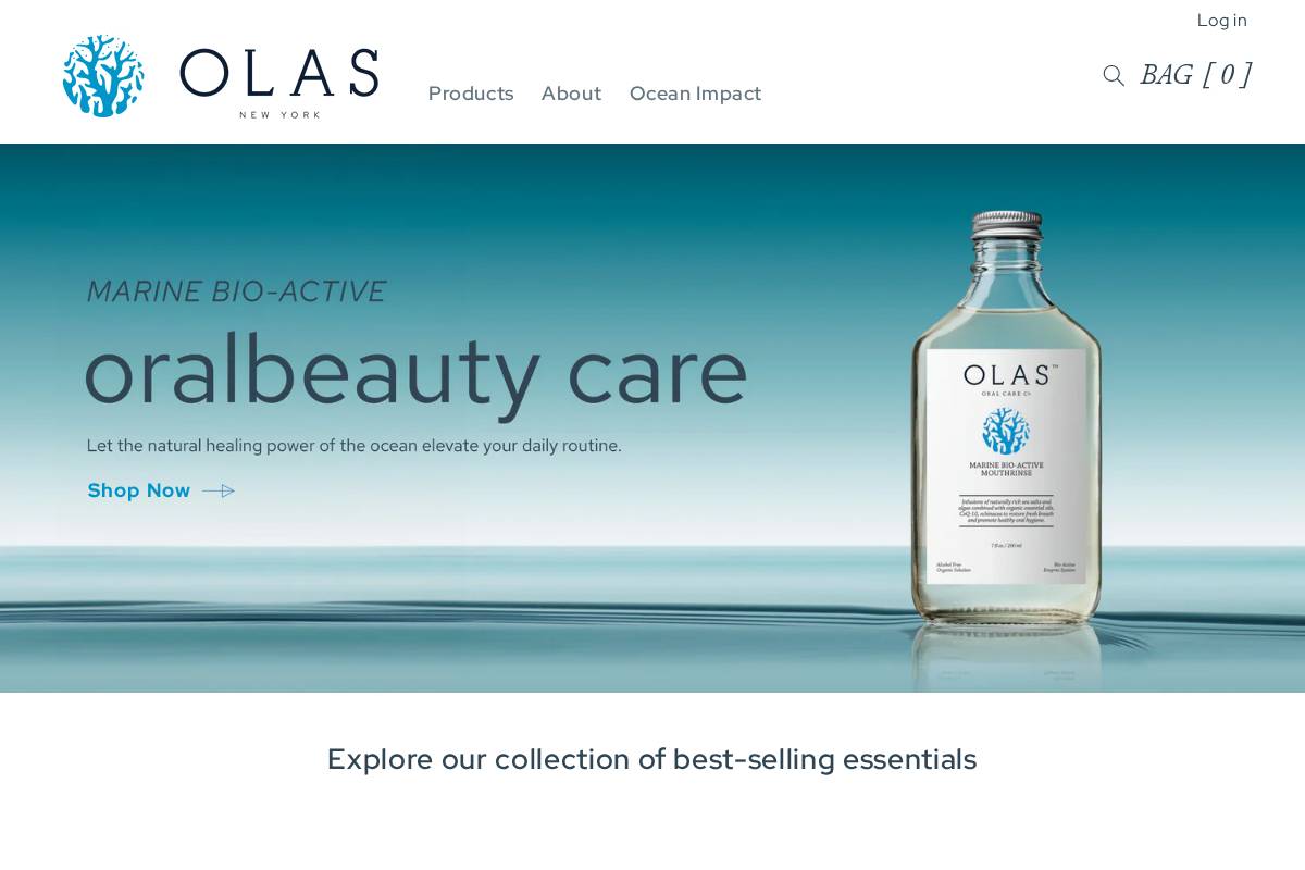 olaswellness.com homepage screenshot