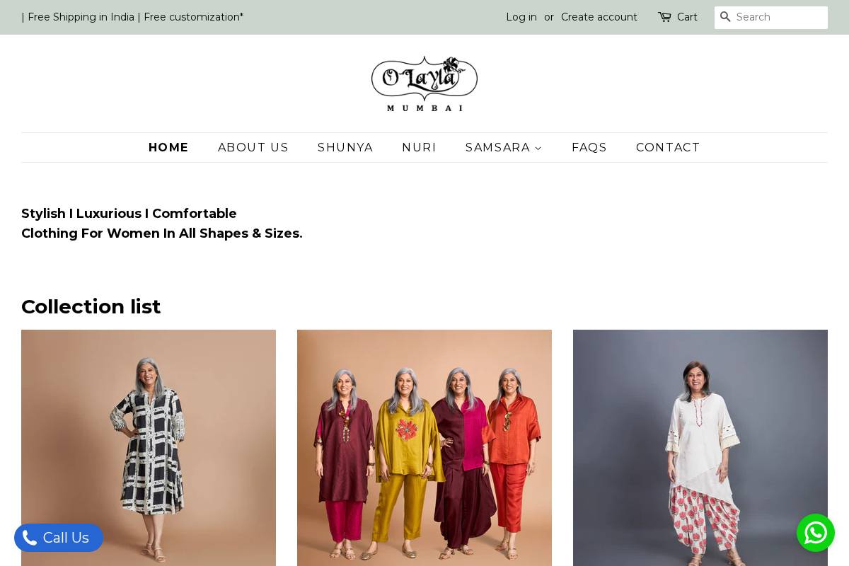 olayla.in homepage screenshot