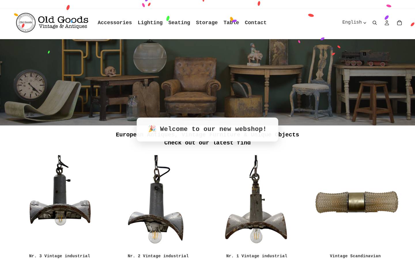 old-goods.com homepage screenshot