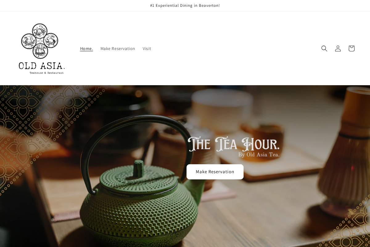 oldasia homepage screenshot