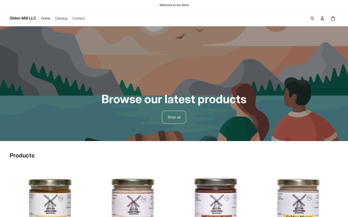 oldenmill.com homepage screenshot