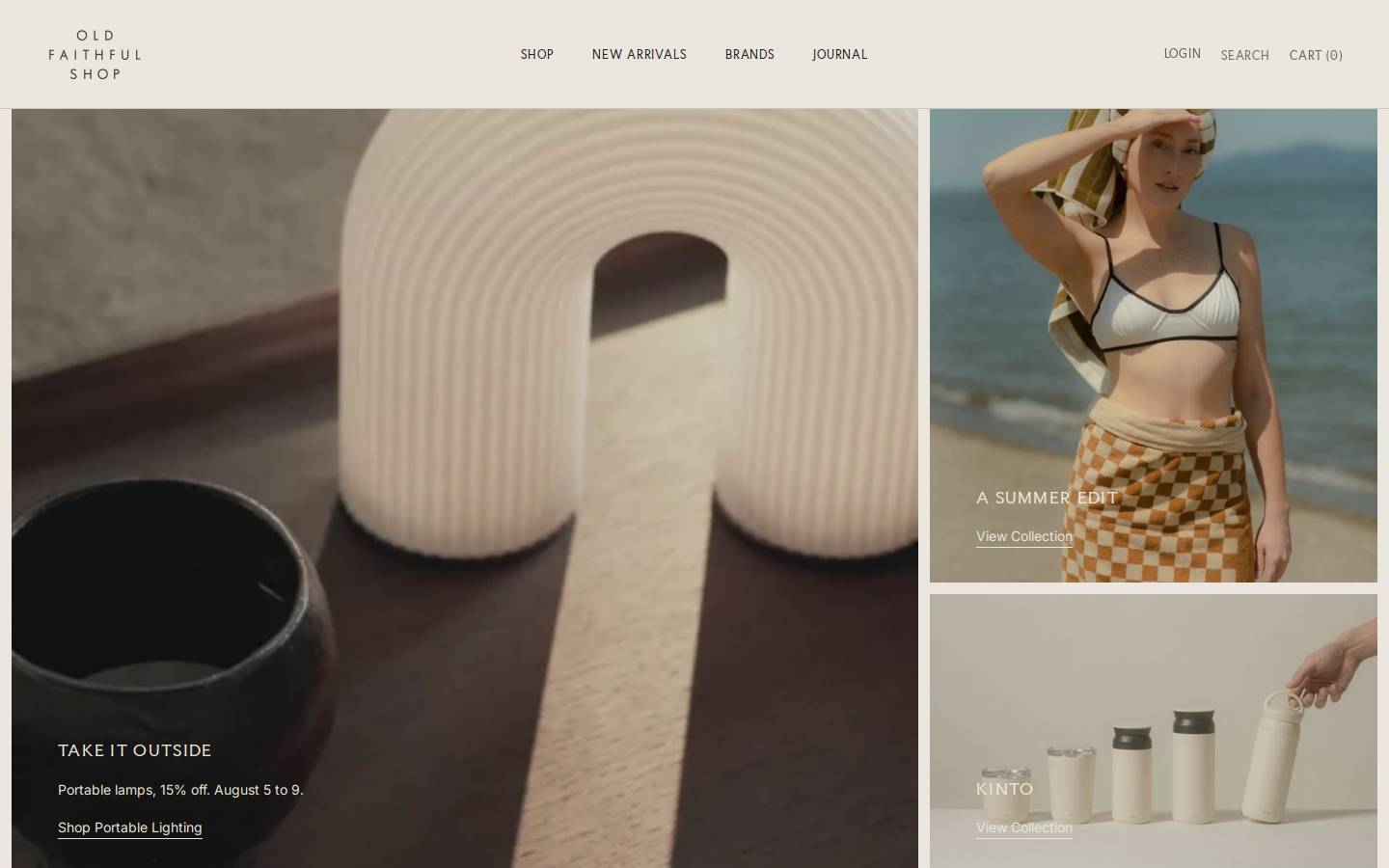 oldfaithfulshop.online homepage screenshot
