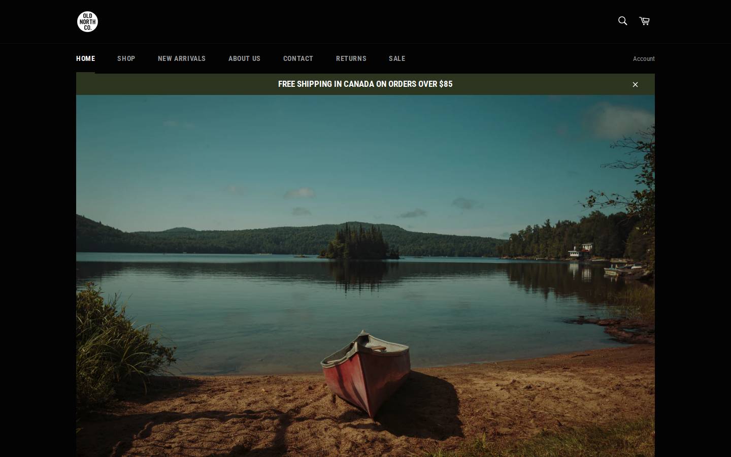 oldnorthco.com homepage screenshot