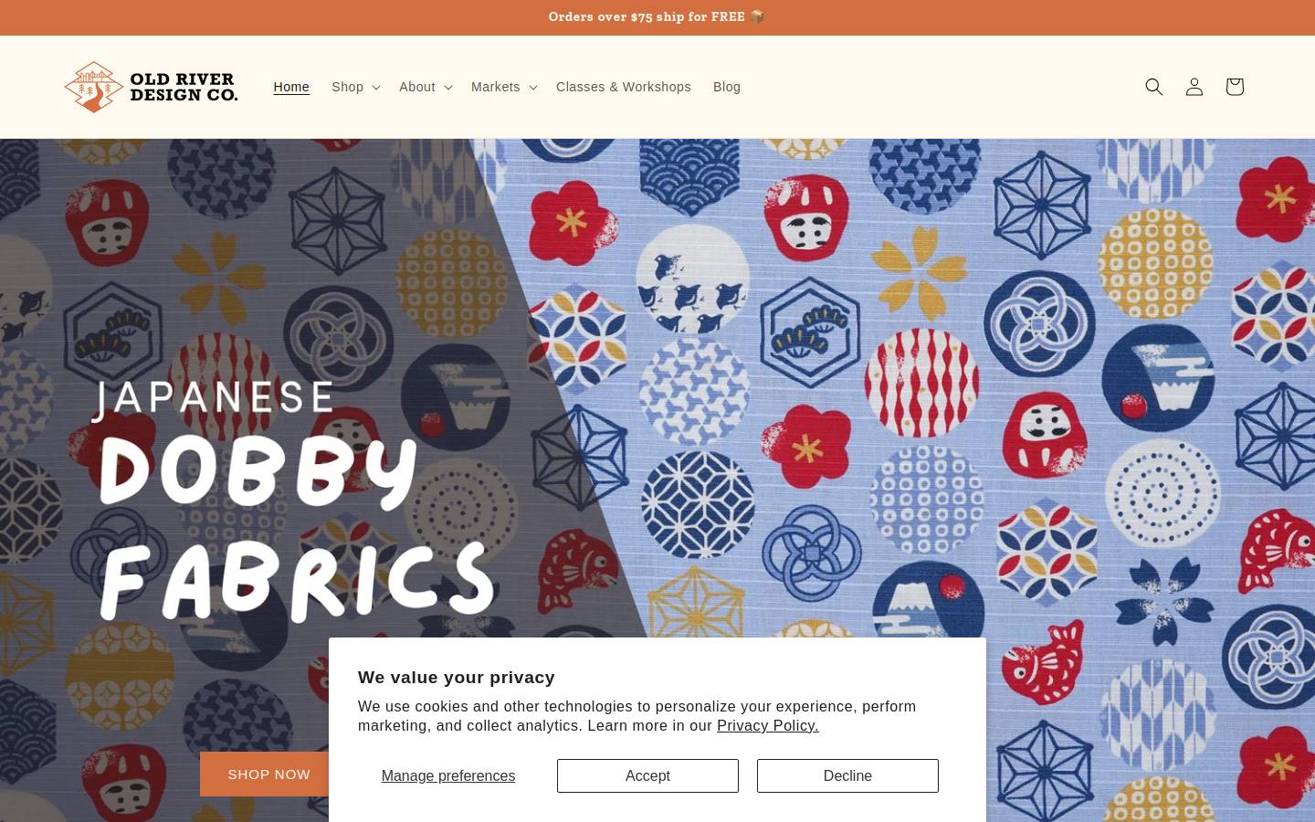 oldriverdesign.co homepage screenshot
