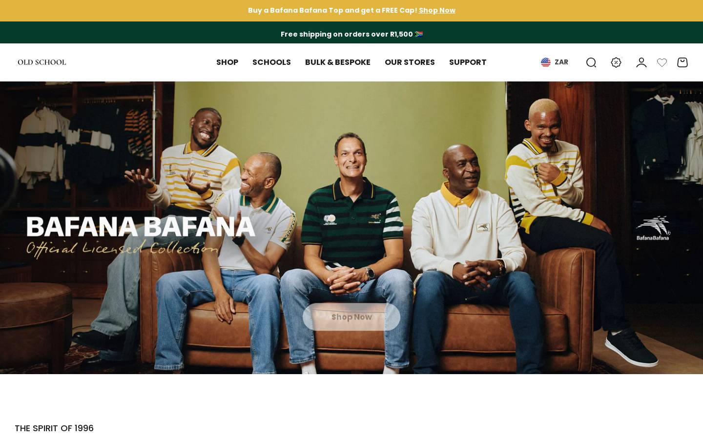 oldschoolsa.com homepage screenshot