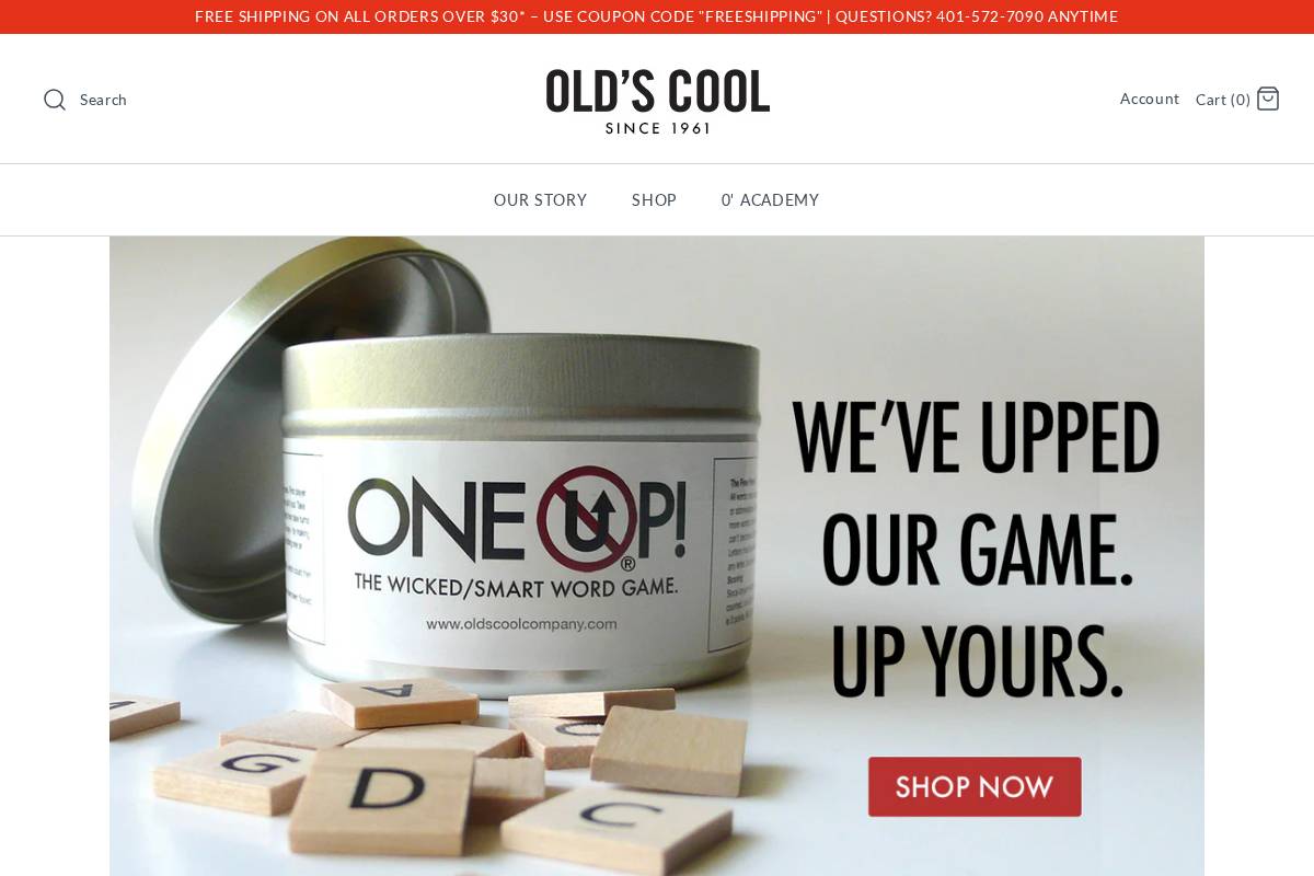 oldscoolcompany.com homepage screenshot