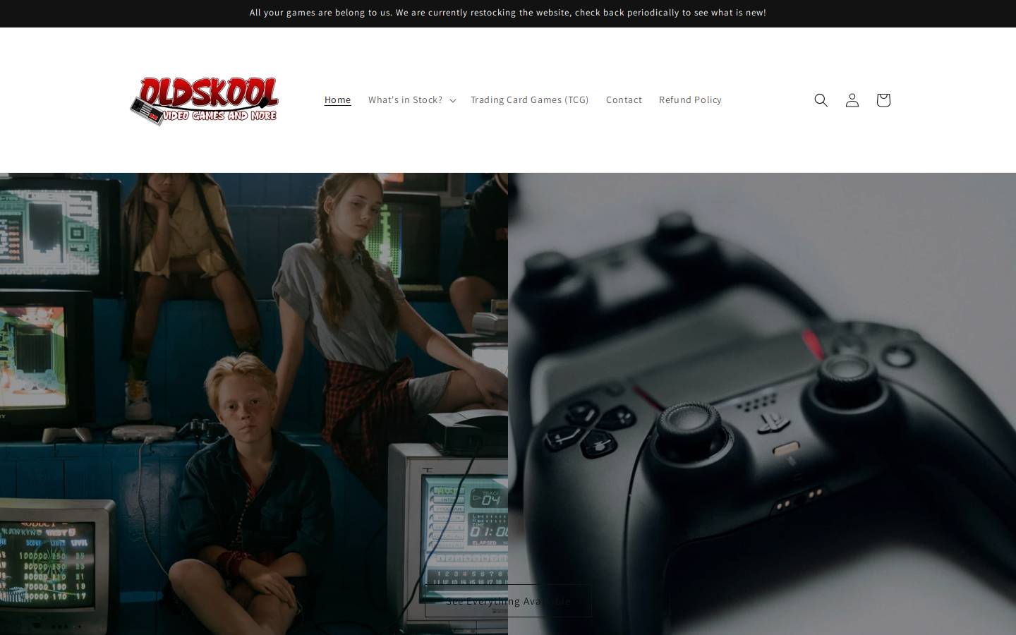 oldskoolva.com homepage screenshot