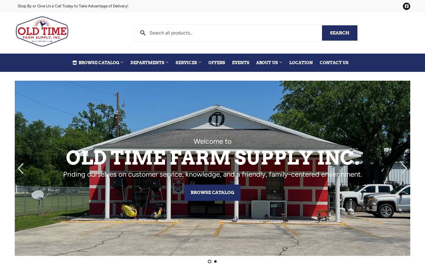 oldtimefarmsupplyinc.com homepage screenshot
