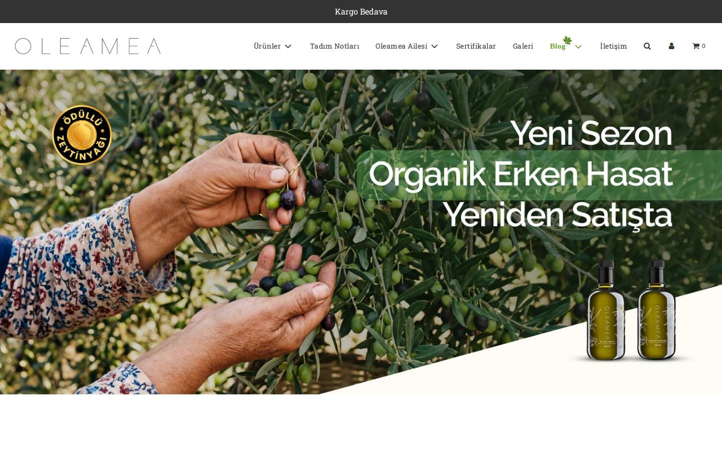 oleamea.com.tr homepage screenshot