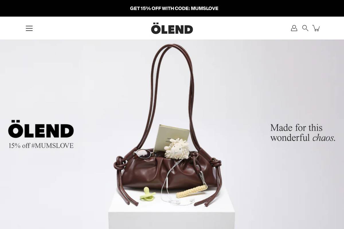 Ölend homepage screenshot