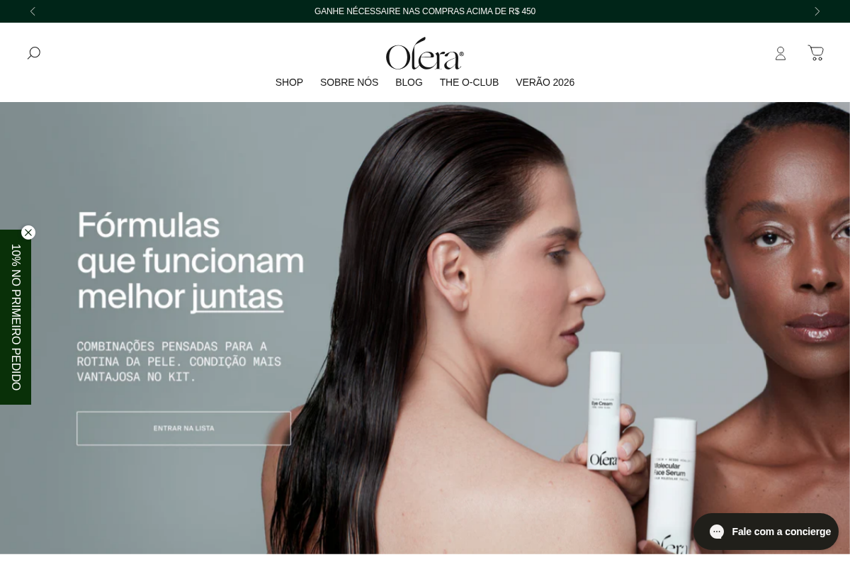 Olera homepage screenshot