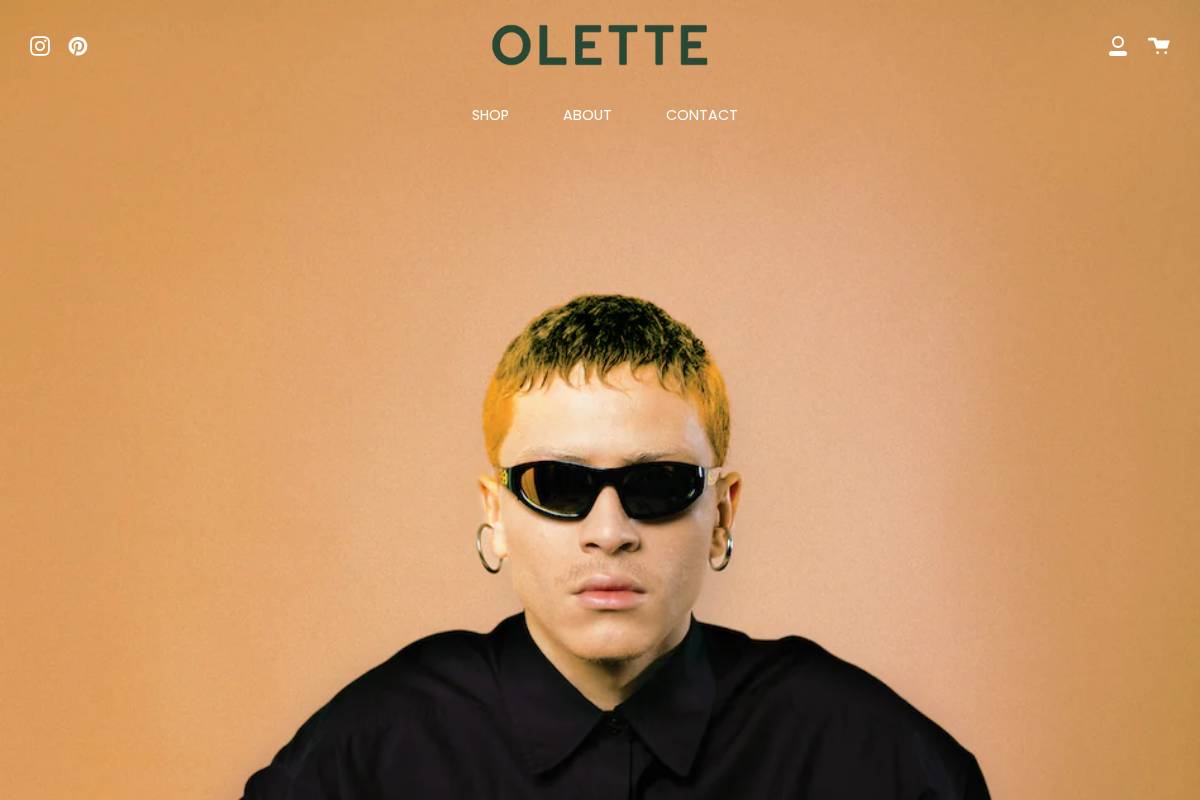 olette.co homepage screenshot