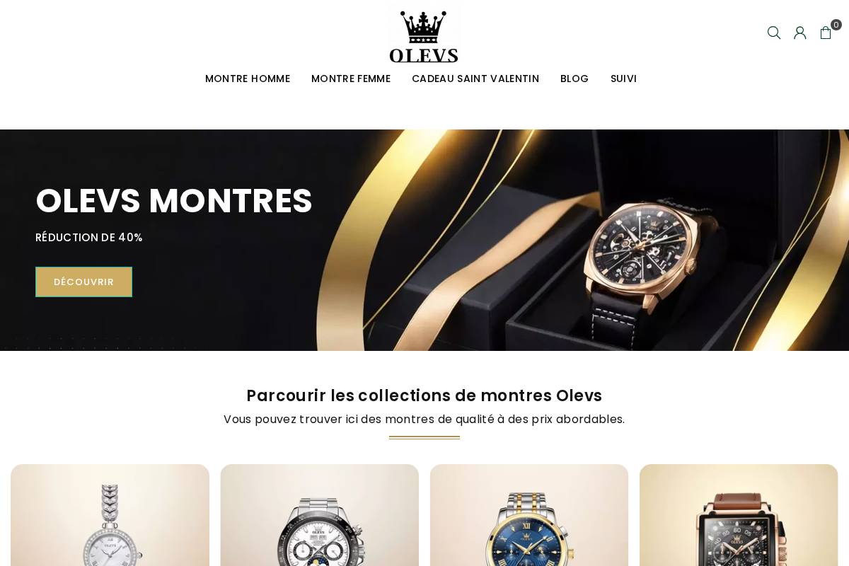 olevsmontres.com homepage screenshot