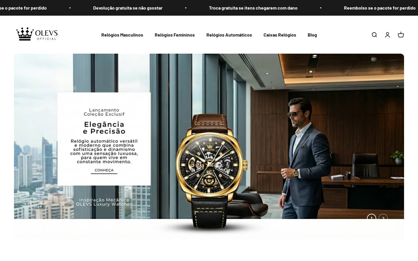 olevsoficial.com.br homepage screenshot