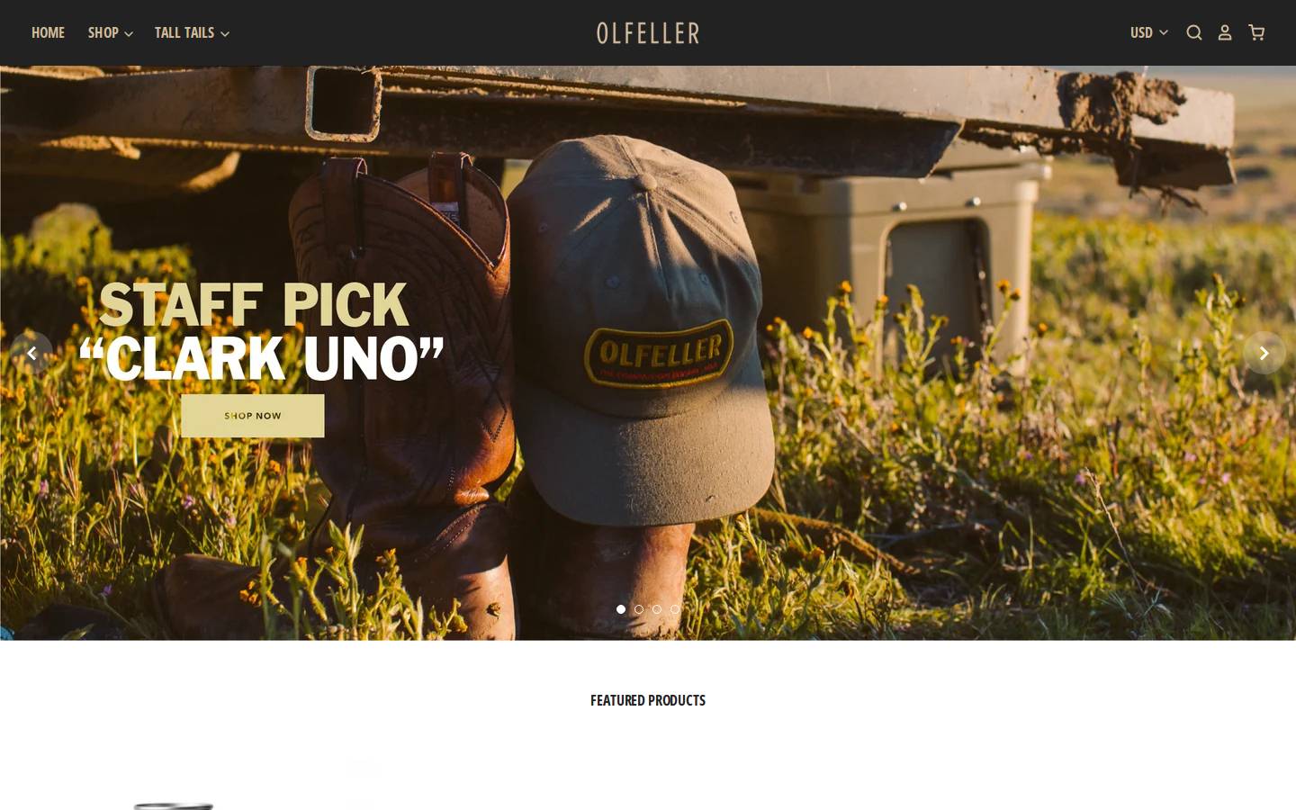 olfeller.com homepage screenshot