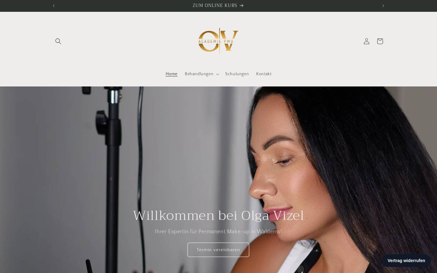 olgavizel.de homepage screenshot