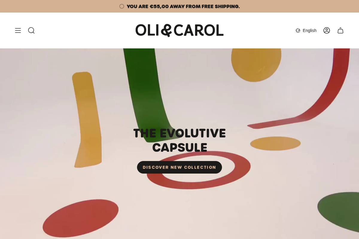 Oliandcarol homepage screenshot