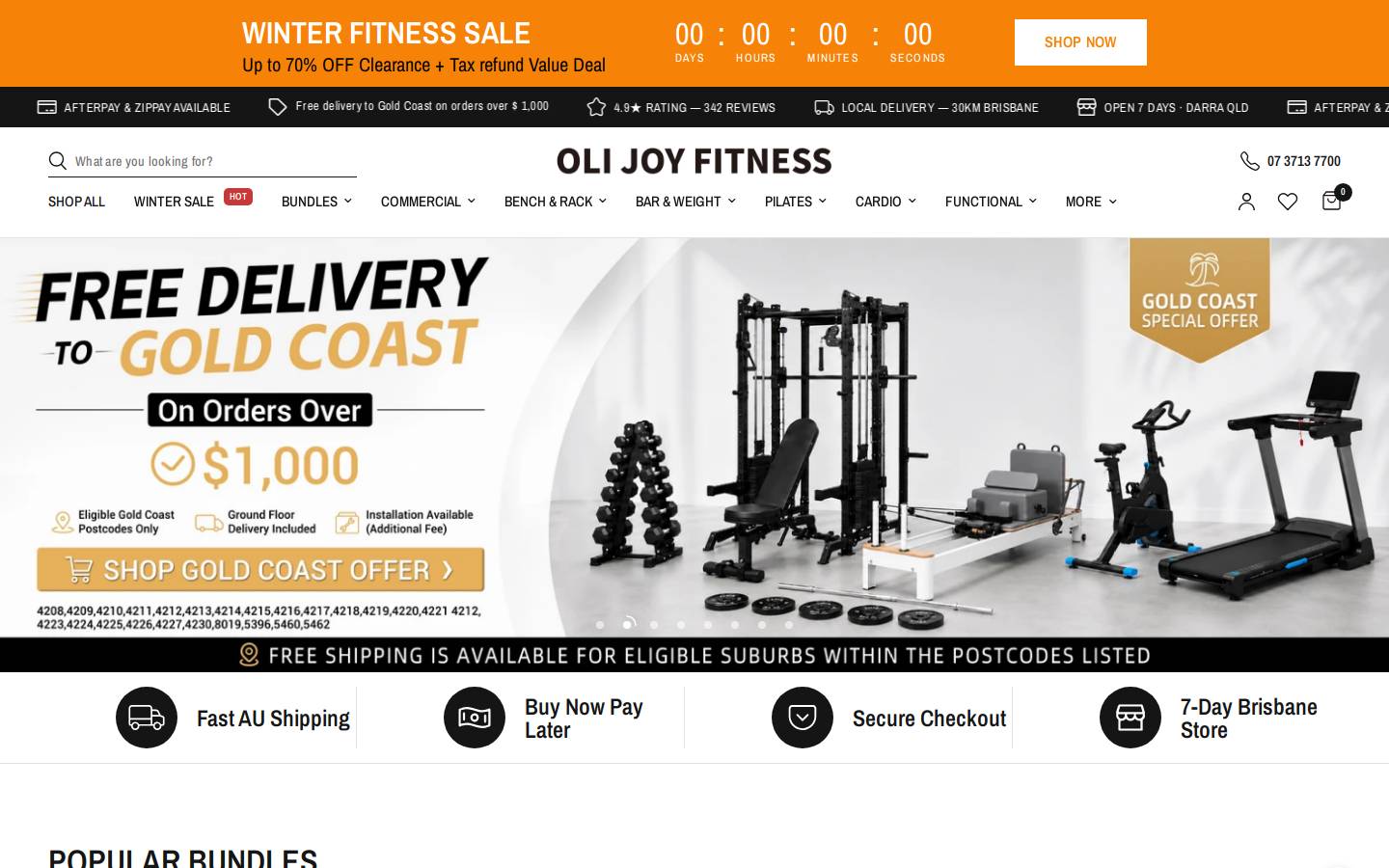 olijoy.com.au homepage screenshot