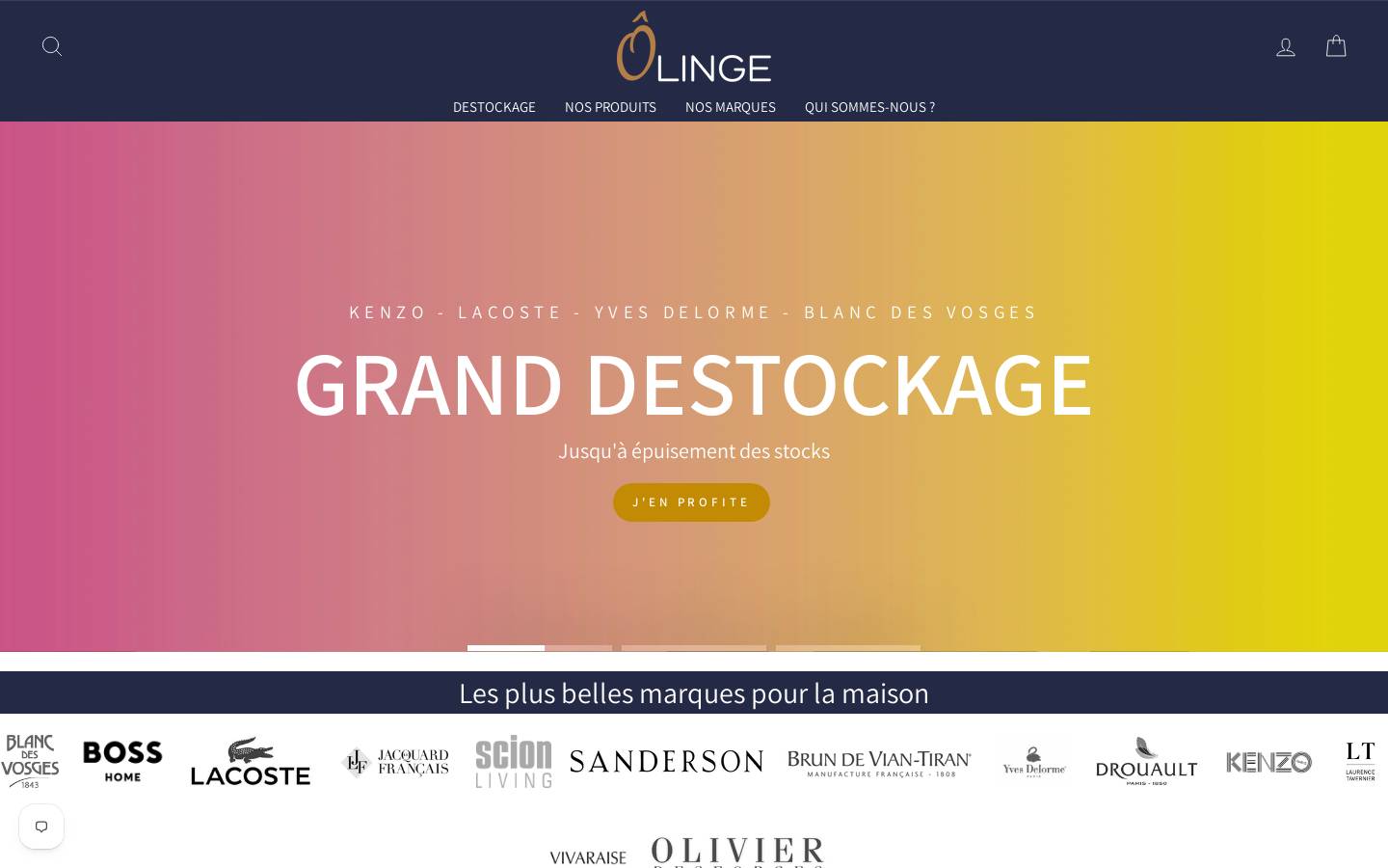 olingedemaison.fr homepage screenshot