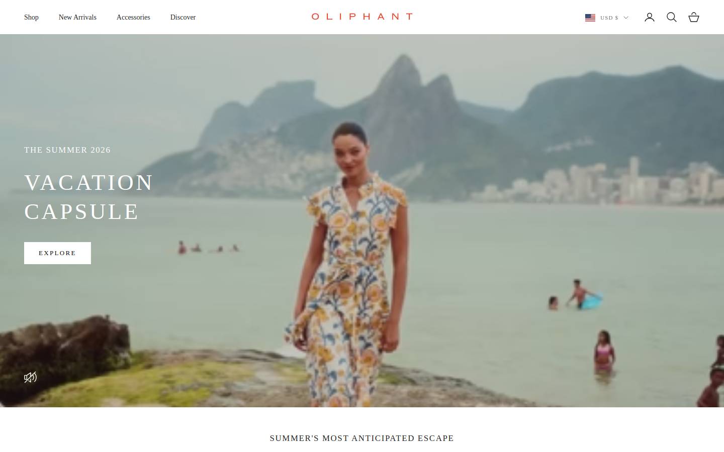 oliphantdesign.com homepage screenshot