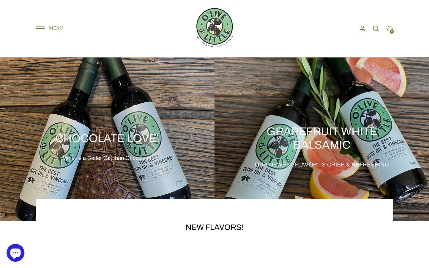 olivealittle.com homepage screenshot
