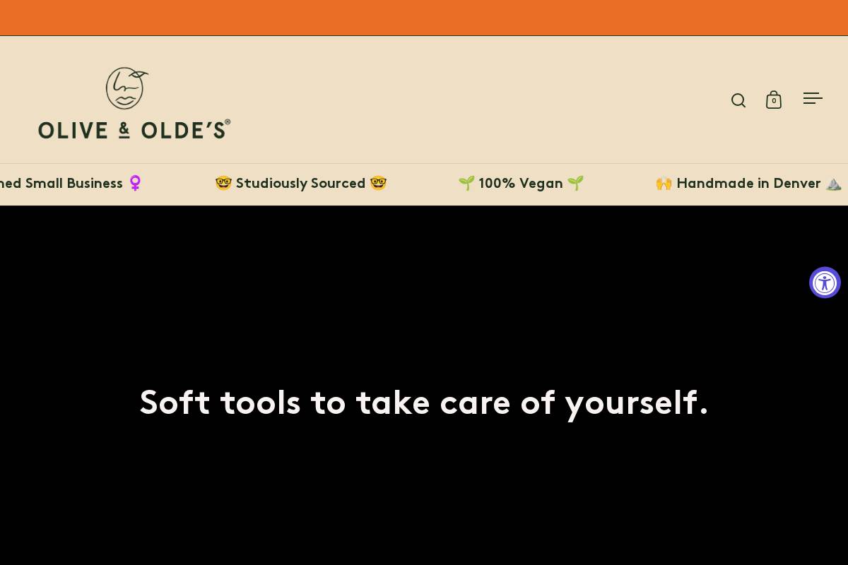 oliveandoldes.com homepage screenshot