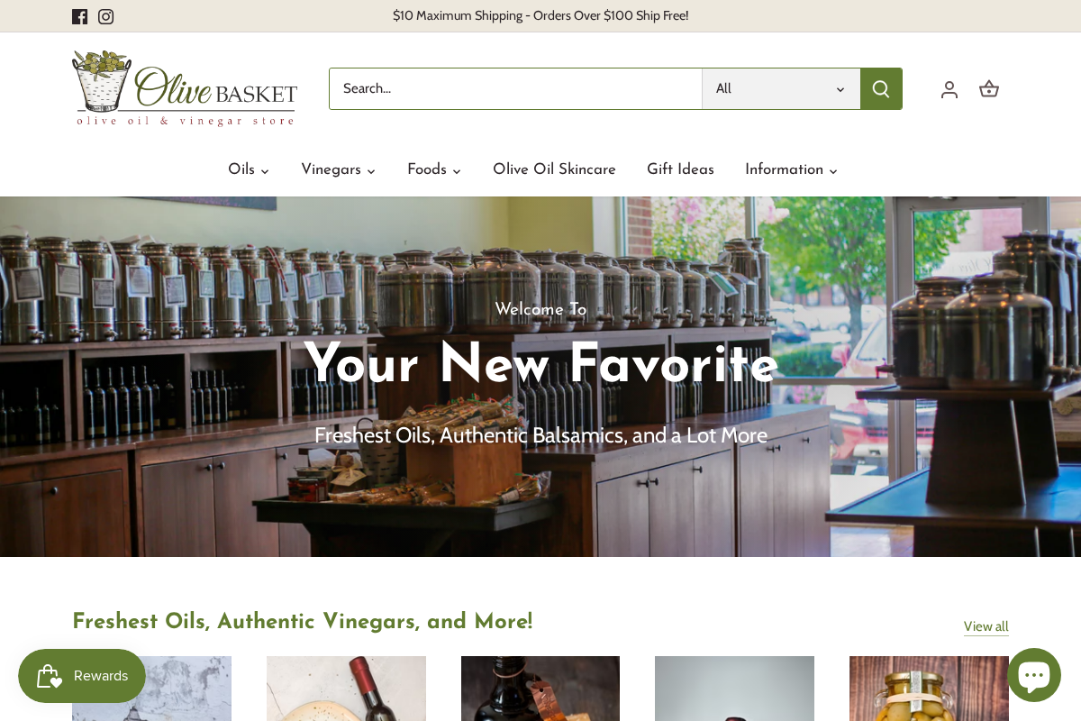 olivebasketonline.com homepage screenshot