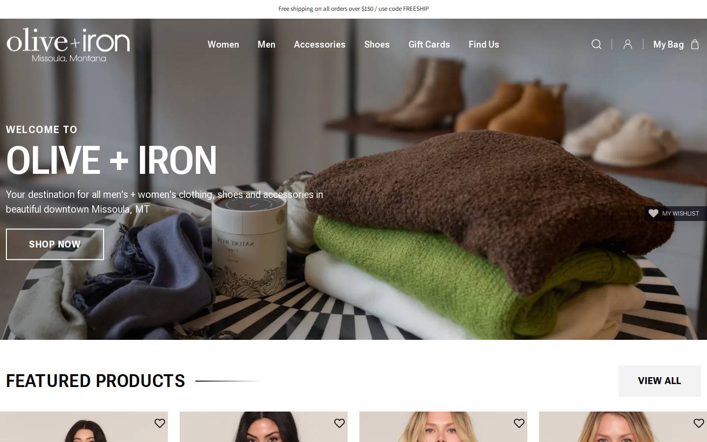 oliveiron.com homepage screenshot