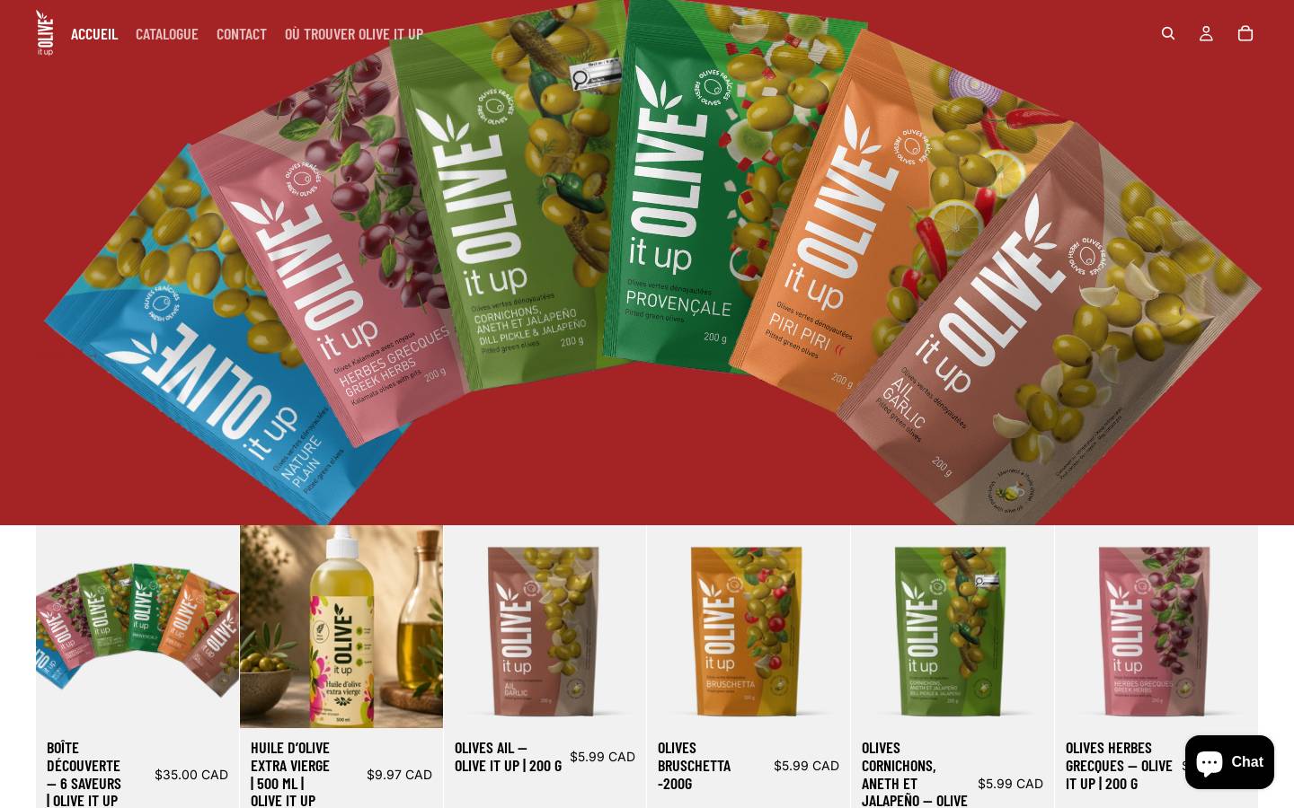 oliveitup.com homepage screenshot