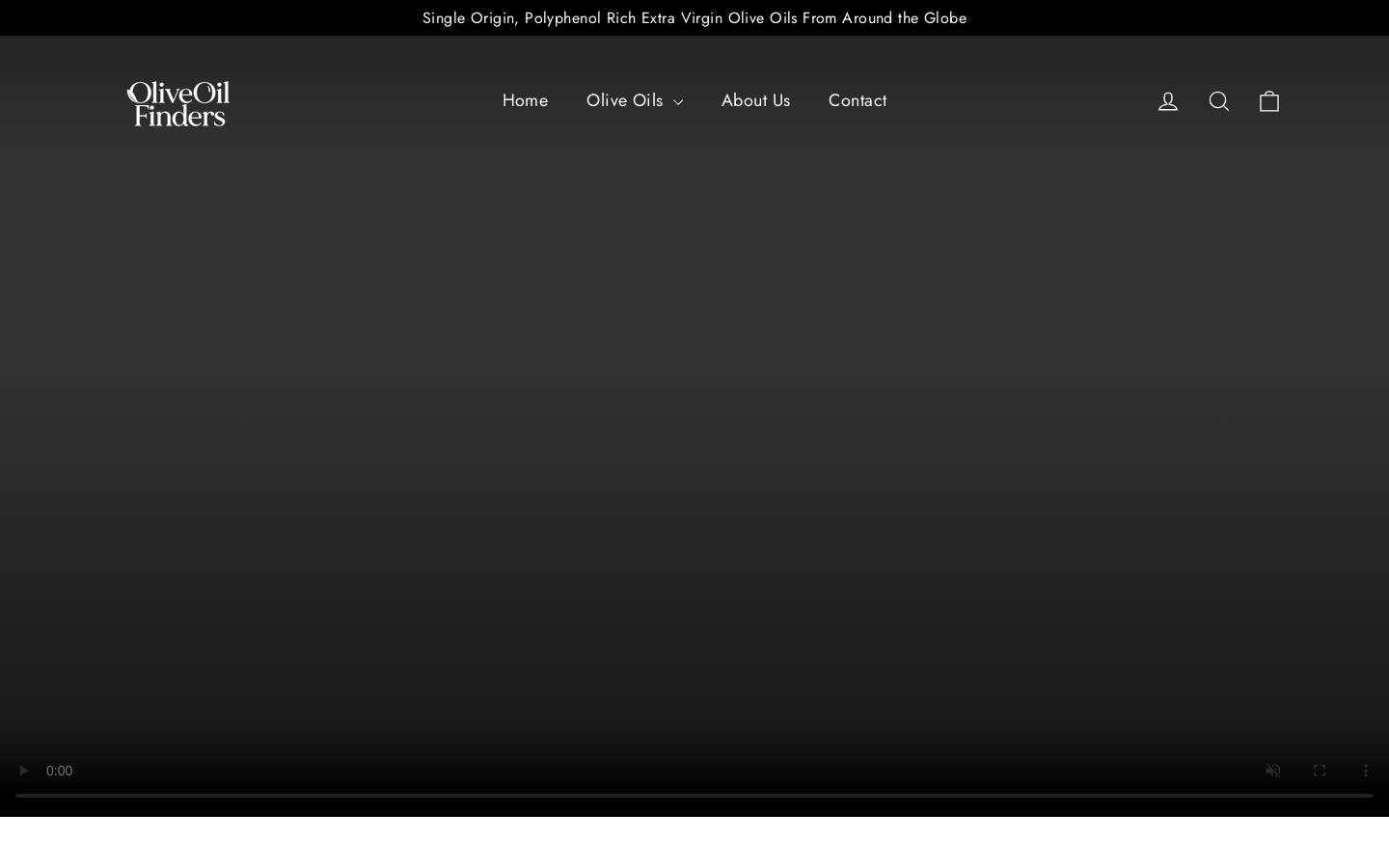 oliveoilfinders.com homepage screenshot