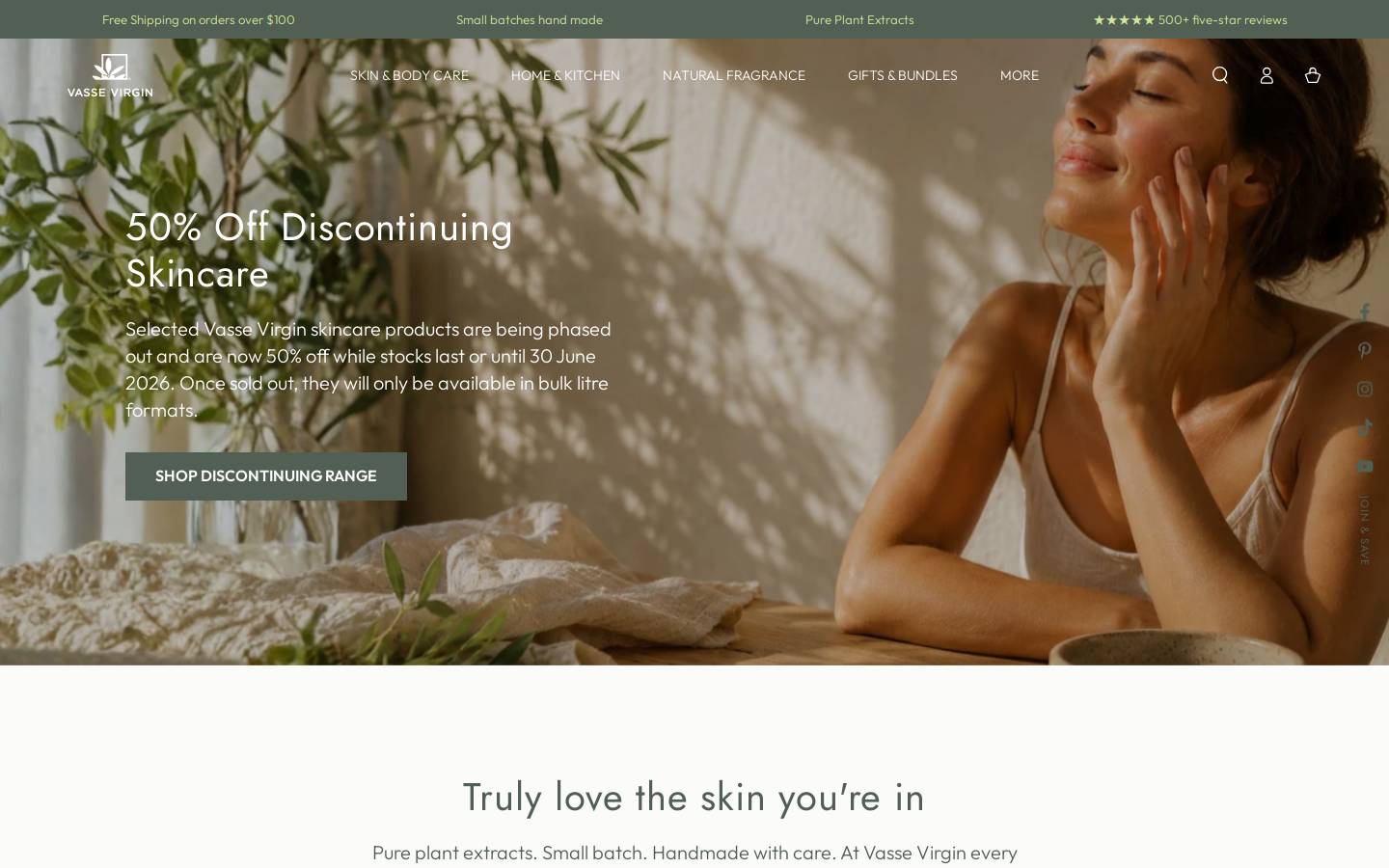 oliveoilsoapfactory.com.au homepage screenshot