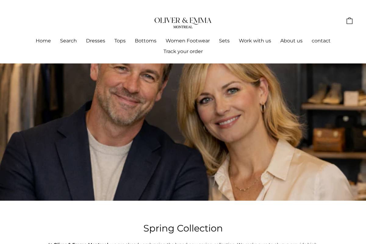 oliveremmamontreal.com homepage screenshot