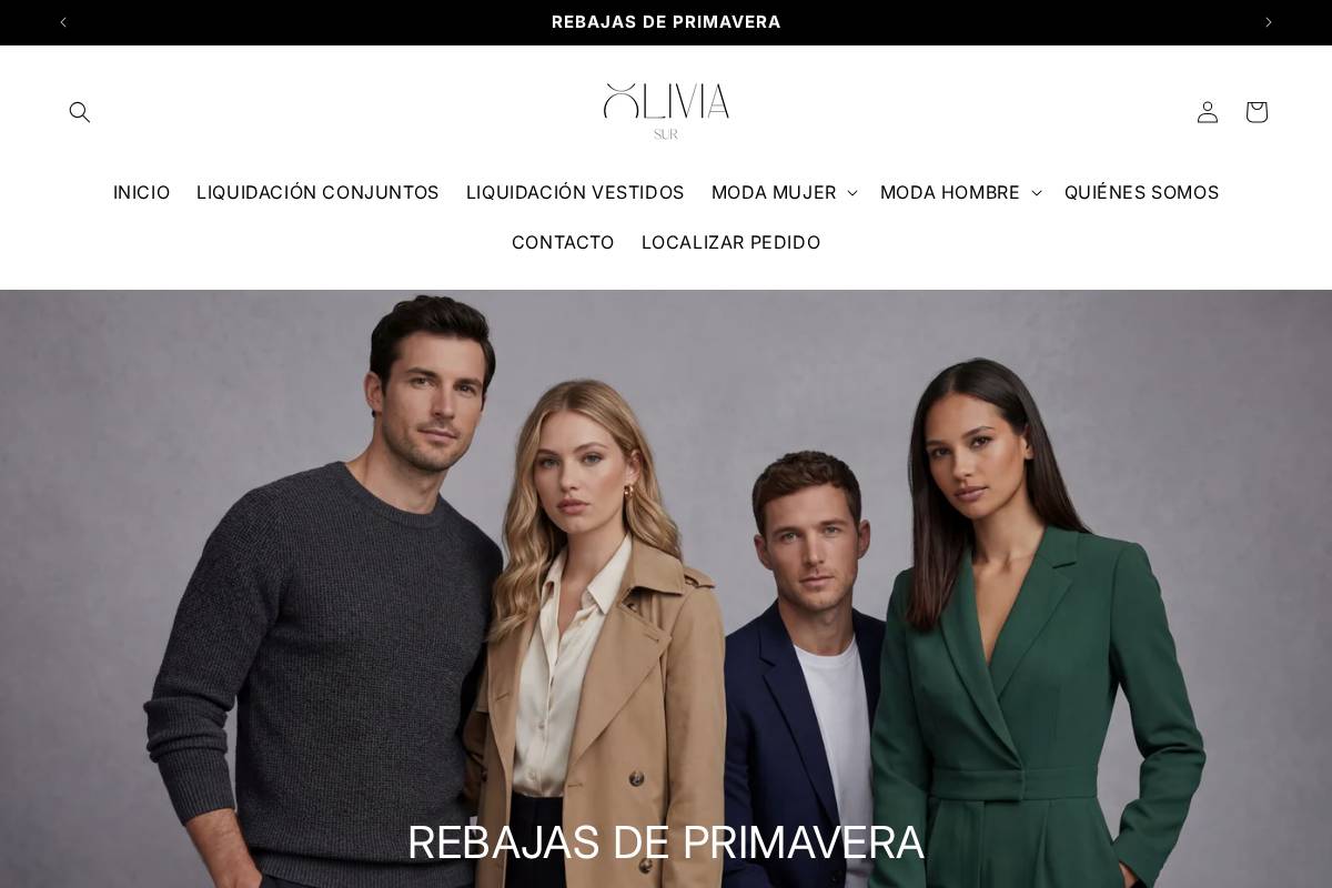 Oliviasur homepage screenshot