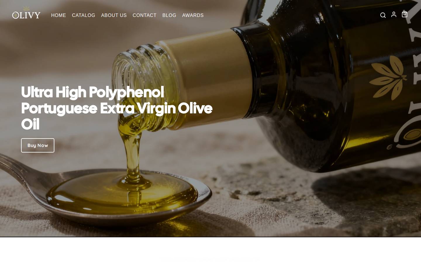 olivyusa.com homepage screenshot
