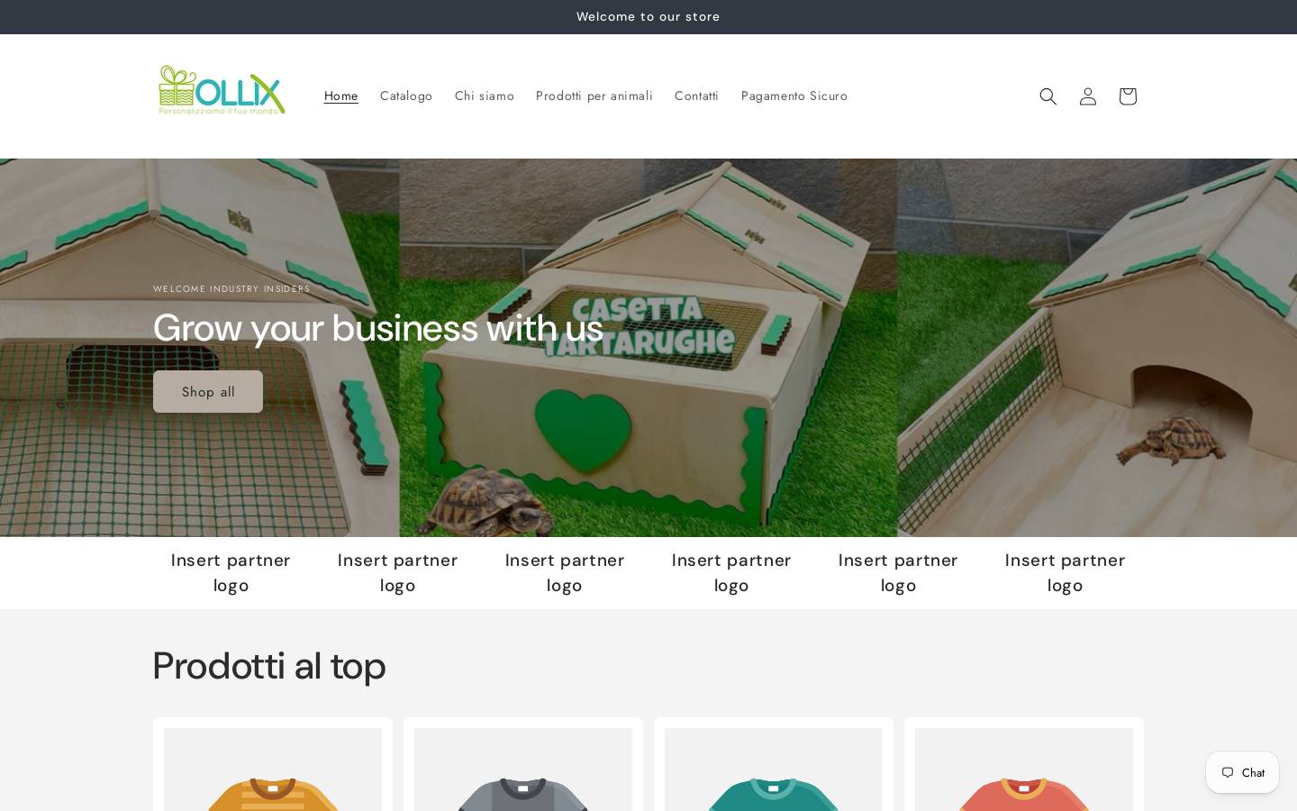 ollix.it homepage screenshot