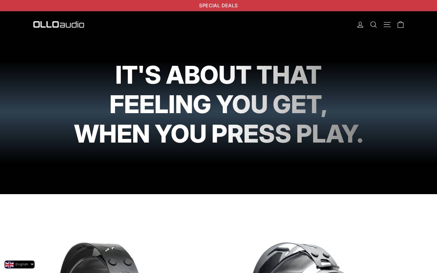 olloaudio.com homepage screenshot