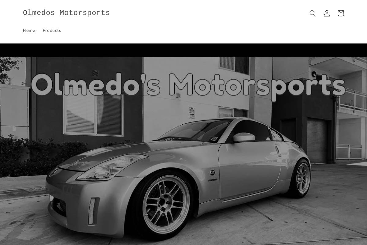 olmedosmotorsports.com homepage screenshot