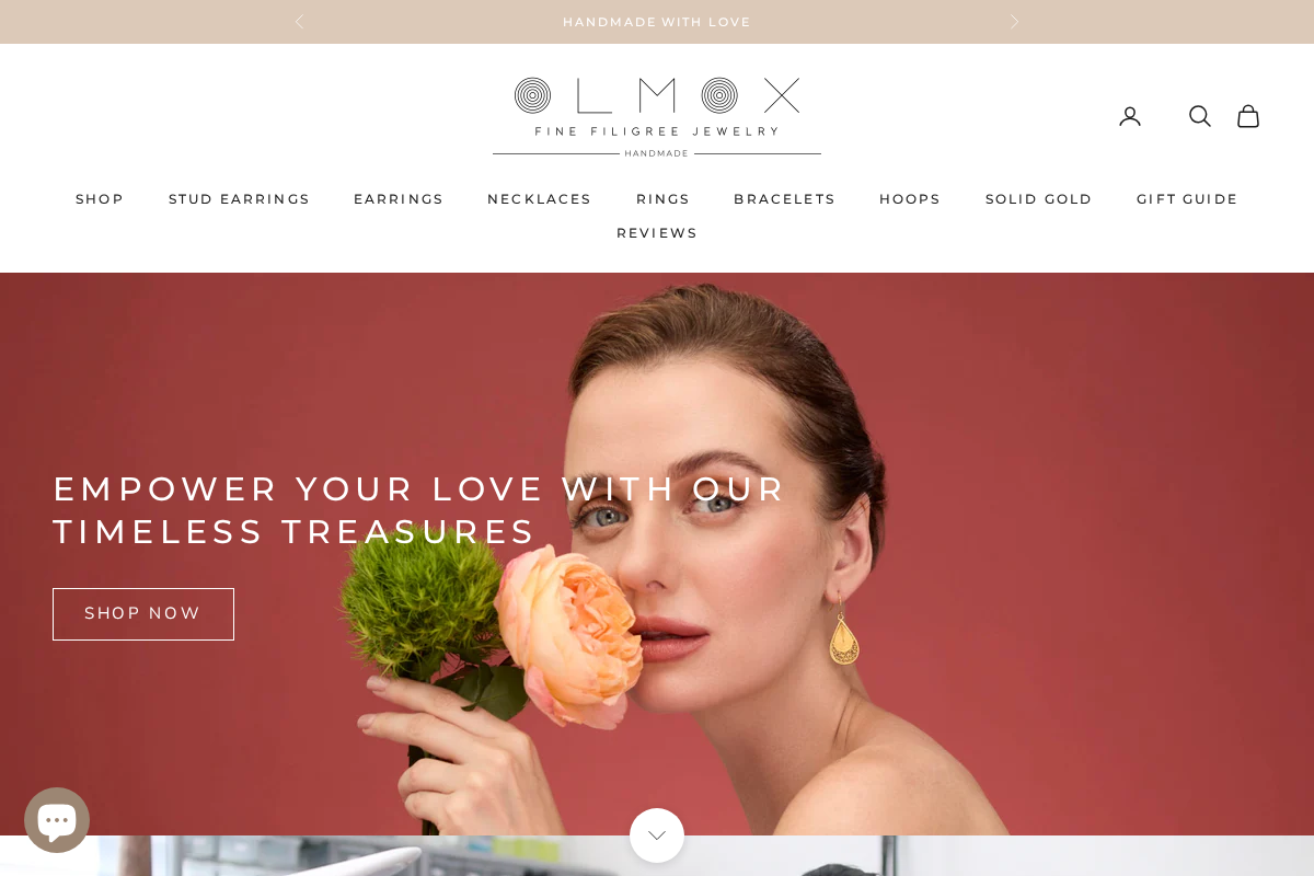 olmox.com homepage screenshot