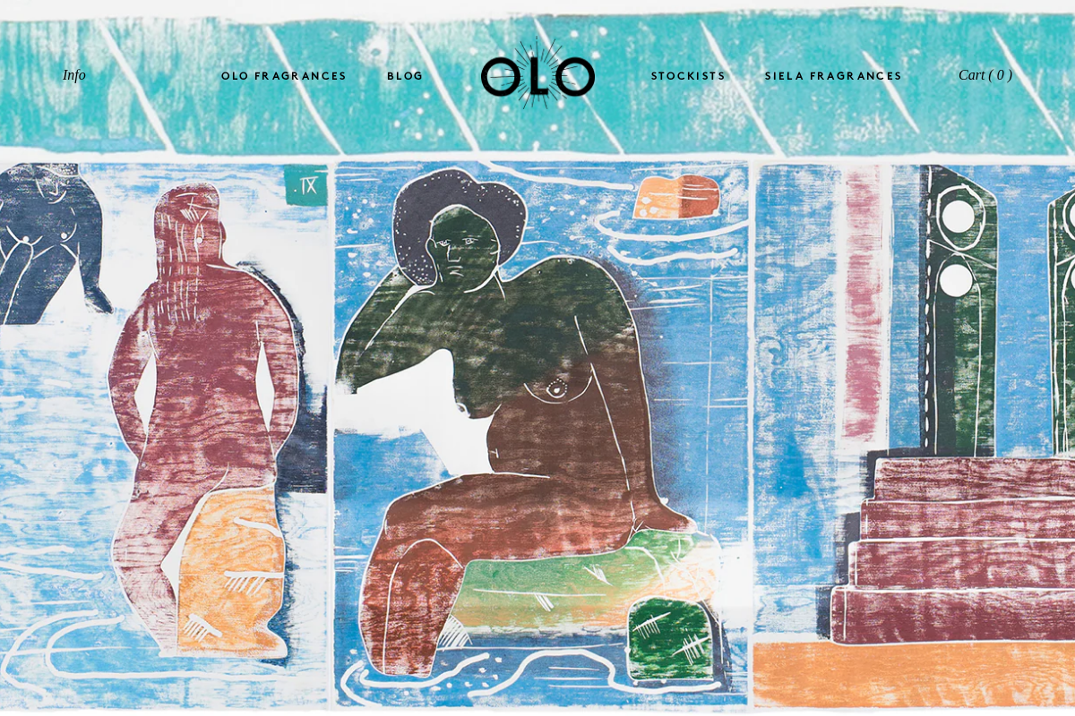 olofragrance homepage screenshot