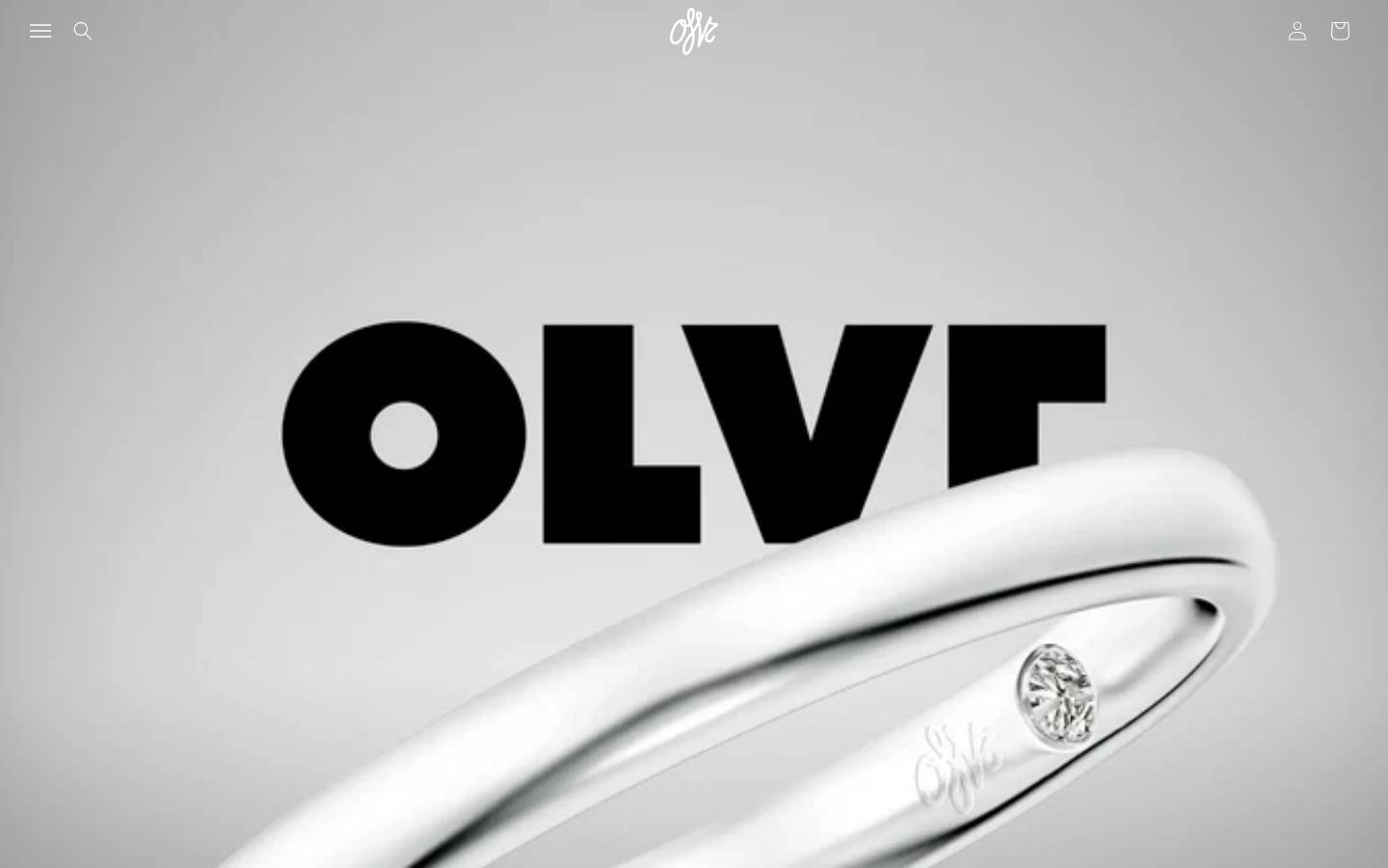 olvrjewelry.com homepage screenshot