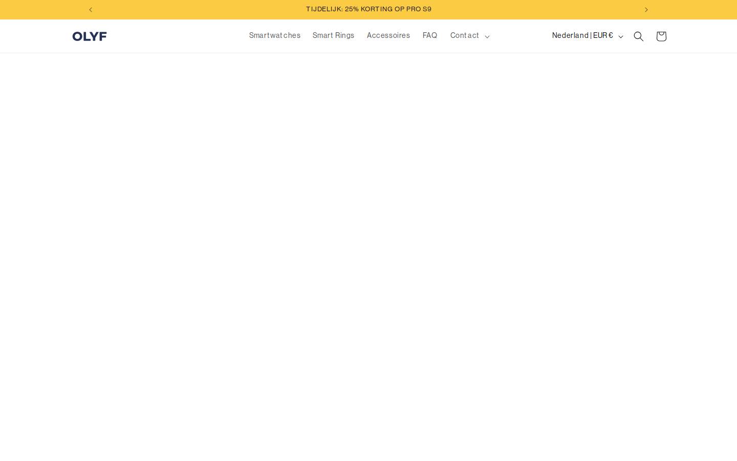 Olyf homepage screenshot