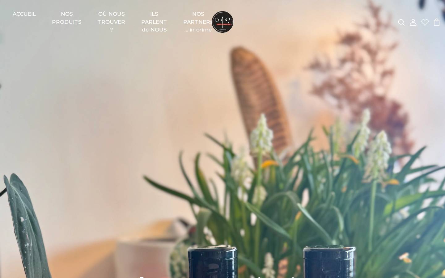 oma-gourmandises.com homepage screenshot