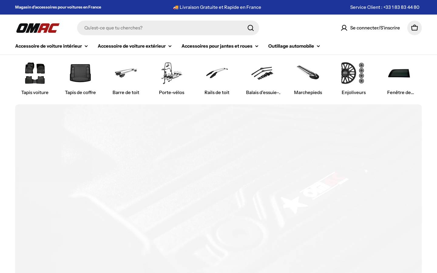 OMAC France homepage screenshot