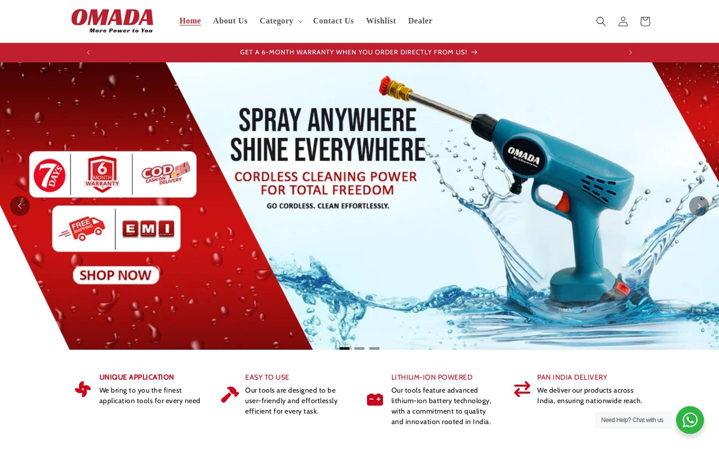 omadatools.com homepage screenshot