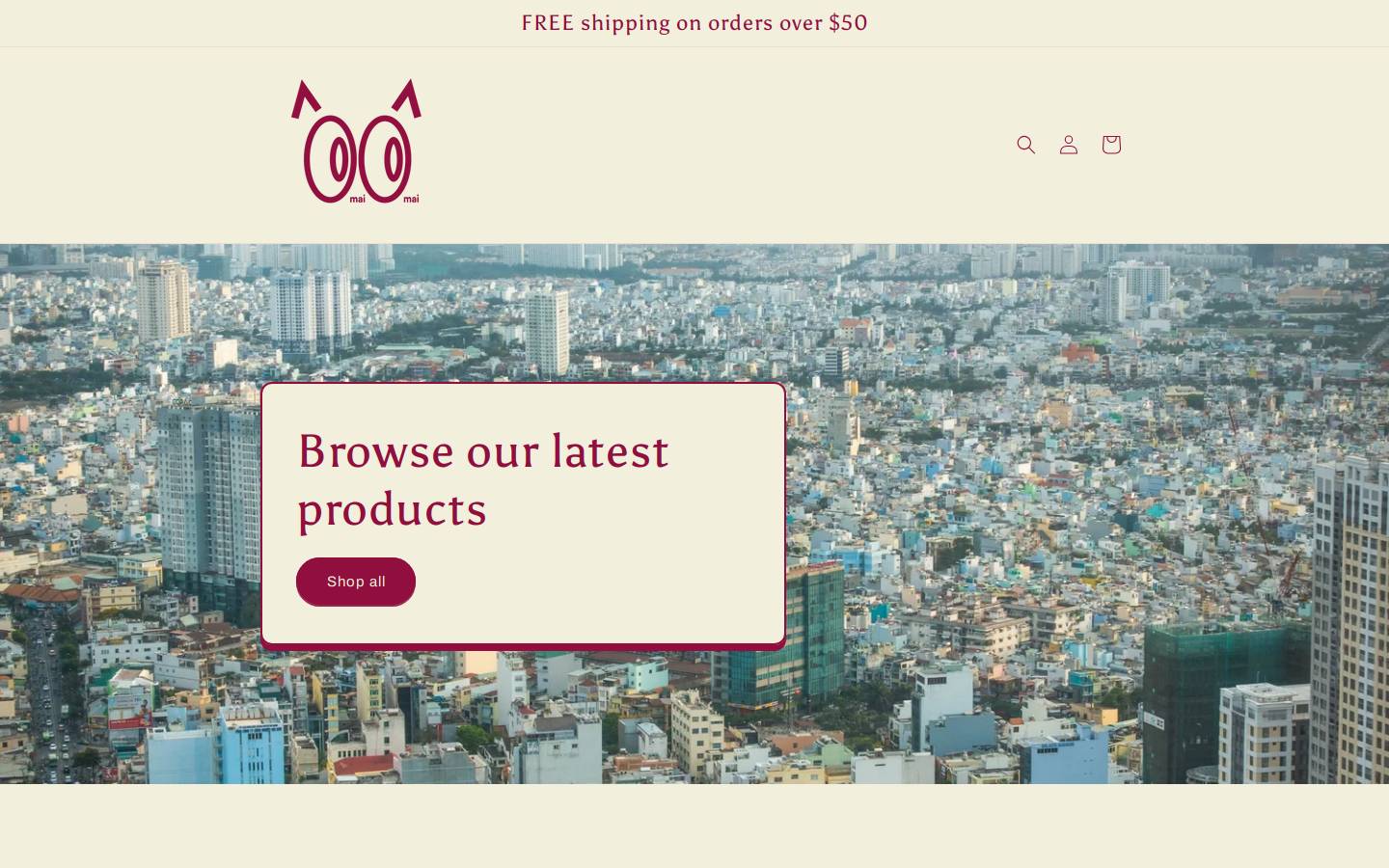omaiomai.com homepage screenshot