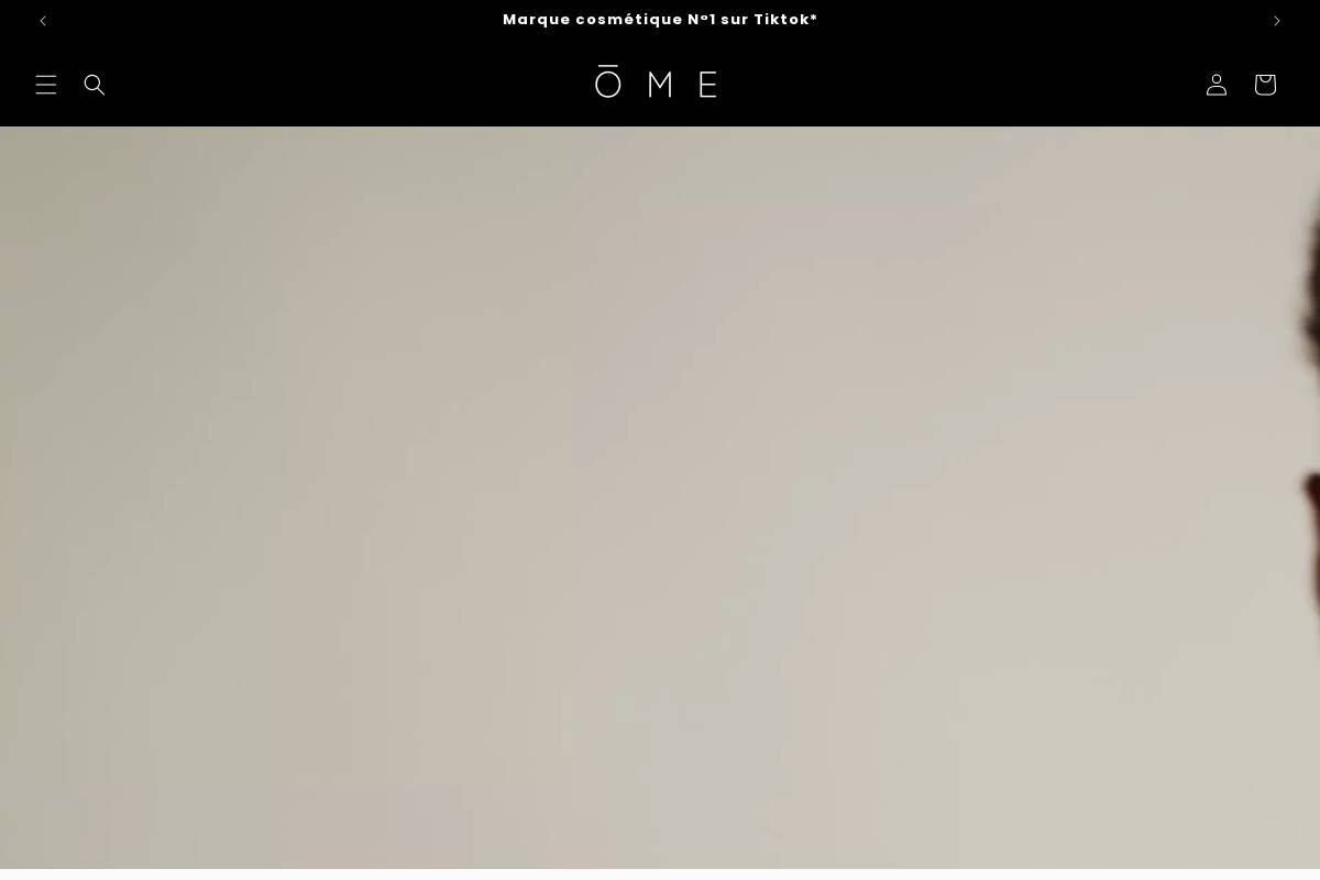 Omecosmetique homepage screenshot