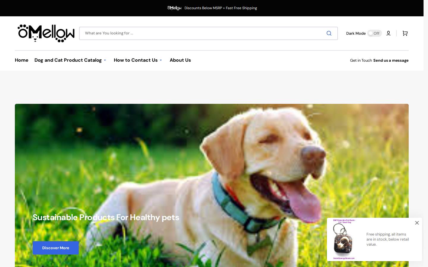 omellow.com homepage screenshot