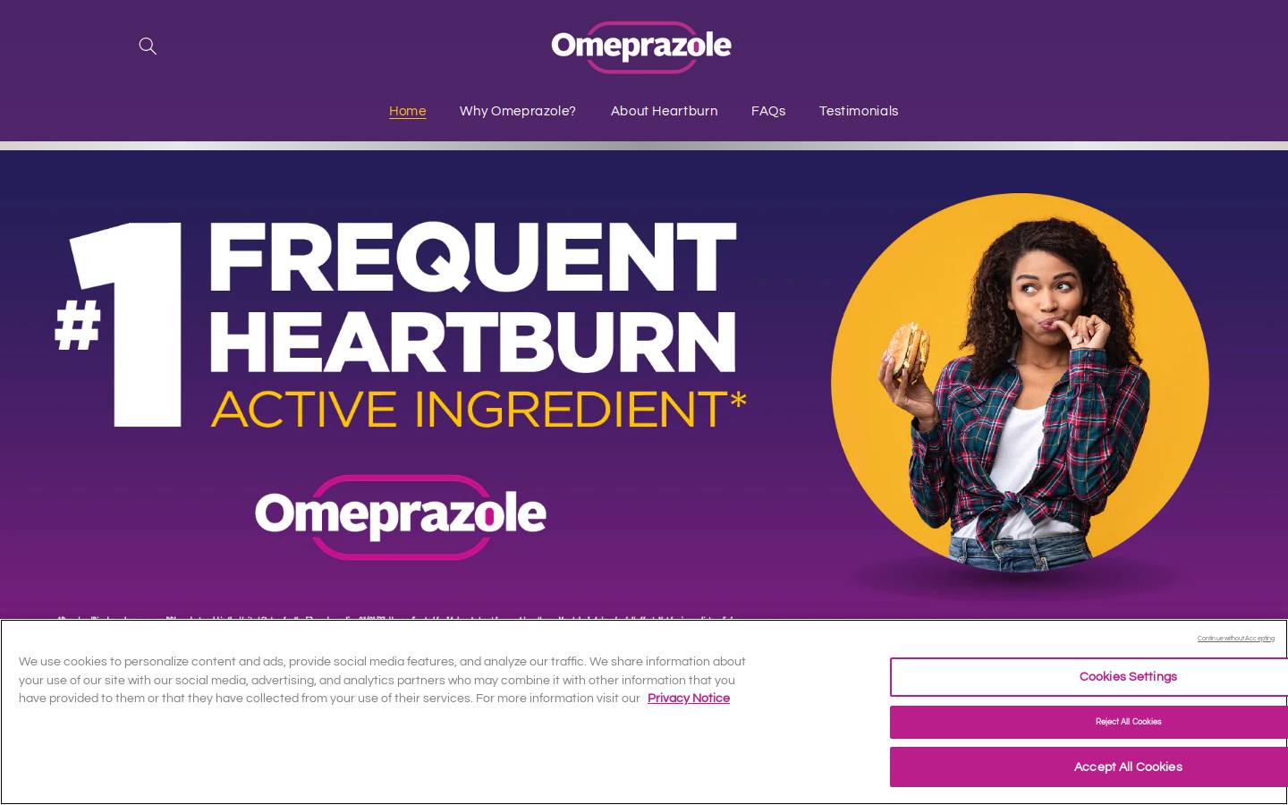 omeprazoleotc.com homepage screenshot