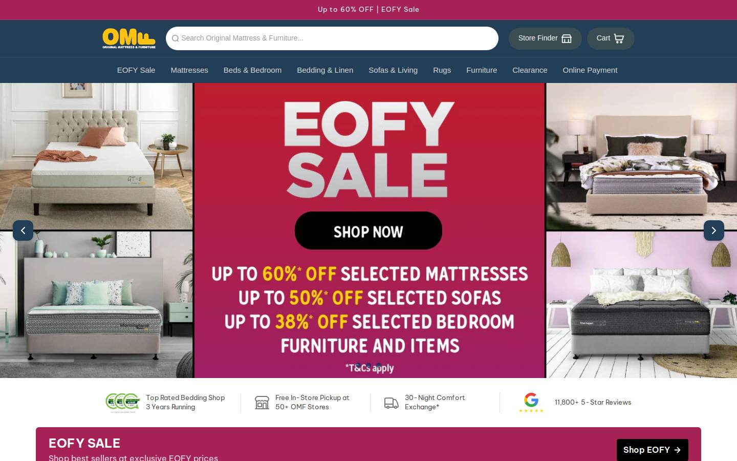 OneMain homepage screenshot